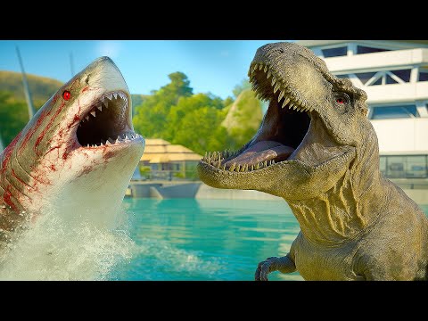 ALL LAND & MARINE DINOSAURS BATTLE ROYALE IN UNITED KINGDOM - Jurassic World Evolution 2