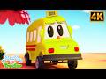 Wheels On The Bus Ride Around Town Fun Learning Songs Nursery Rhymes Kids Cartoons