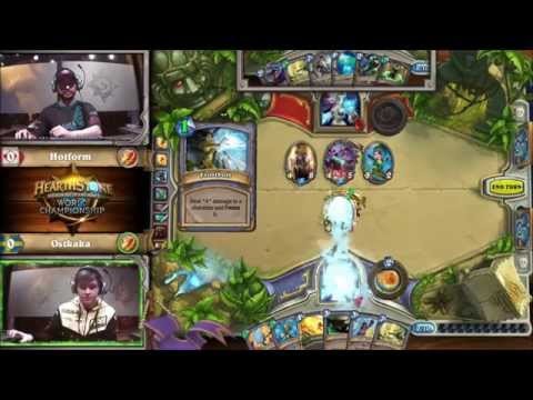 Hearthstone - Top 5 Plays Blizzcon World Championship Finals 2015 (Hotform vs. Ostkaka)