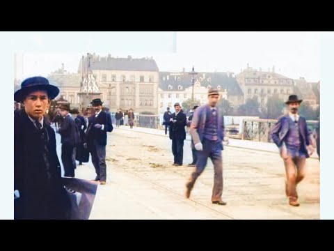 Basel 1896 - Colorized 50 fps - Lumiere (HD)