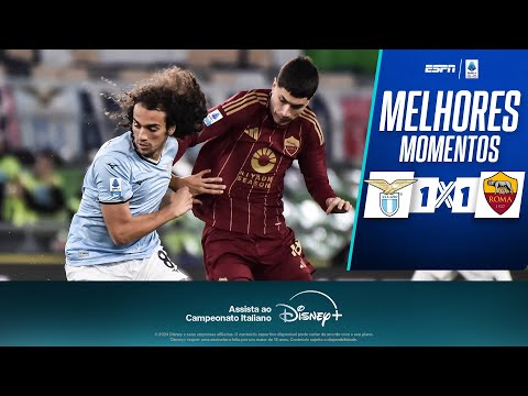 Gols e lances de Lazio x Roma