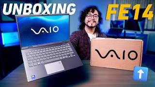 UNBOXING Notebook VAIO FE14 2026 💻💼 Intel Core Ultra 5 barato? Tela 14 polegadas e leitor de digital