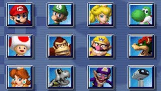 Mario Kart DS - All Characters