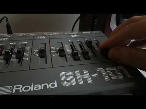 Roland SH-101 sliders demo