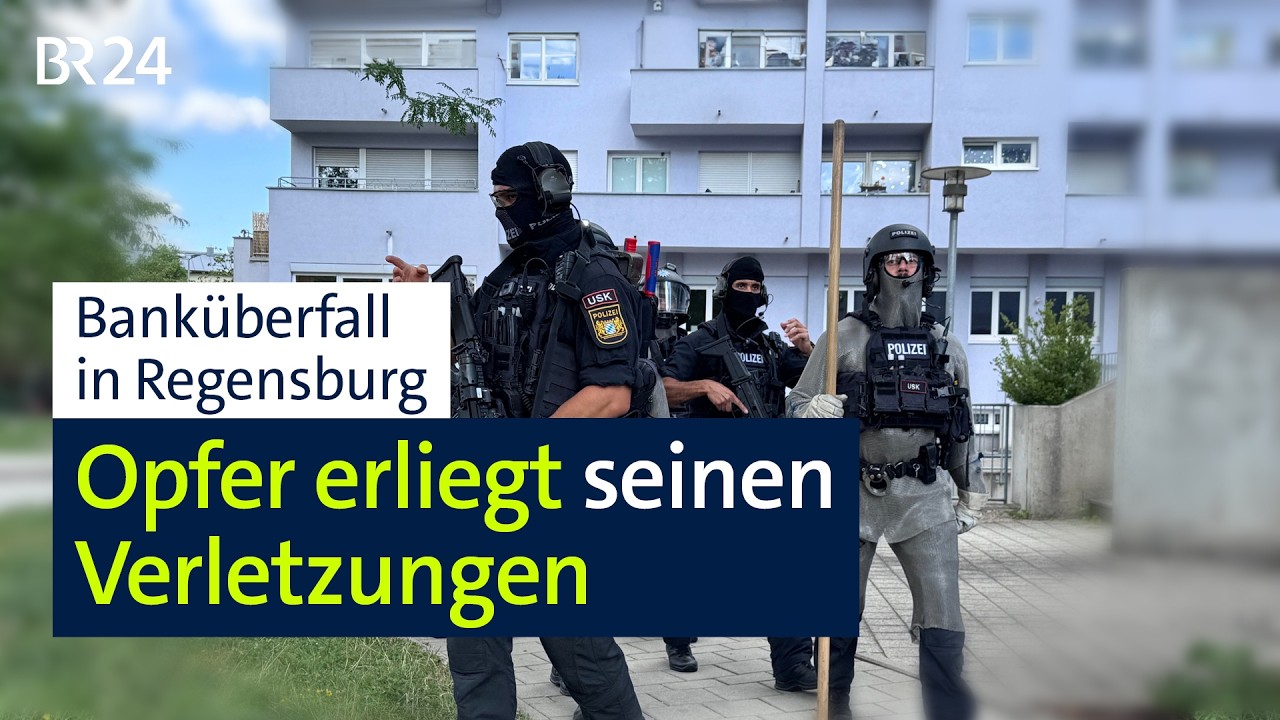 Banküberfall in Regensburg: Opfer erliegt seinen Verletzungen | BR24
