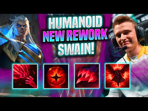 HUMANOID IS A GOD WITH SWAIN NEW REWORK! - FNC Humanoid Plays Swain Mid vs Yone! | Season 2022