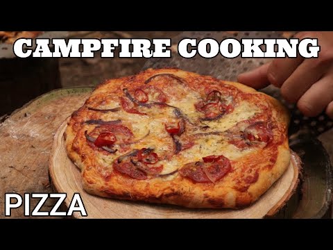CAMPFIRE COOKING - HOW TO COOK PIZZA IN THE WOODS with TAOUTDOORS