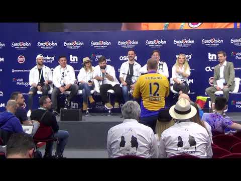 ESCKAZ in Lisbon: Press-conference with The Humans (Romania)