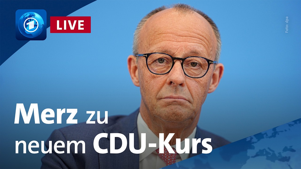 LIVE: Nach CDU-Krisenklausur: Merz zur künftigen Ausrichtung der Partei