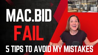 My Mac.Bid Fail - What I Did Wrong and 5 Tips For The Online Auction