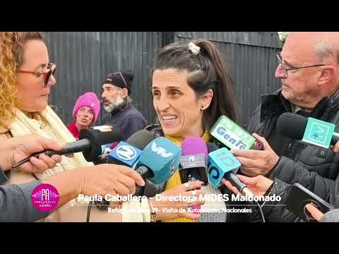 Autoridades nacionales recorrieron el Centro de Evacuación del Sinae en Maldonado