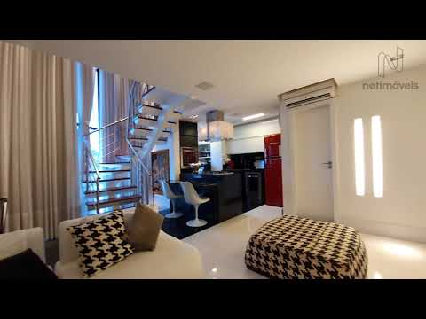 SQN 303 - Lindo apartamento duplex, automatizado, moderno, 2 quartos transformados para mega suíte