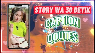 Download lagu story wa 30 detik, Caption Qoutes Tiktok Instagram @beabiiovy. By @mkt_768 mp3