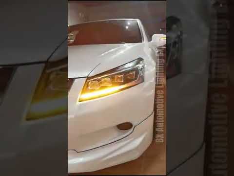 Honda Accord 8th 2008-2012 🚗 | 4projector Full Led Headlamp | Scanning Welcome Mode + Running Signal