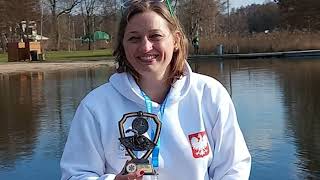 Izabela Babica nową rekordzistką świata w pływaniu lodowym! Przepłynęła 3540 m. w temperaturze 4 C!