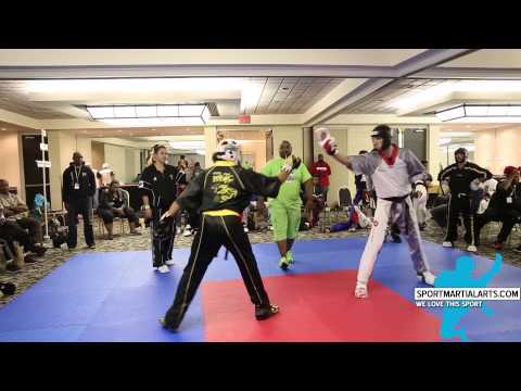Adam Medford vs Jake Haromszeki - Men's Sparring - NA International Champs 2014