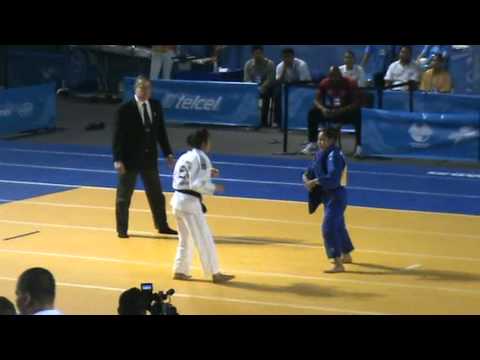 Judo Panamericano 2011 - Edna Carrillo ( MEX ) vs Antonieta Galleguillos ( CHI ) - 48 Kg Bronce A