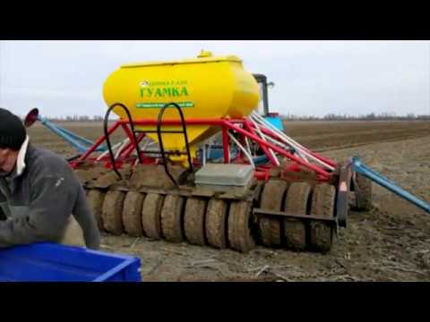 Сеялка Р-4,2 в Крыму (19.02.2016)