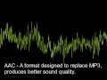 Audio compression formats comparison at low bitrate