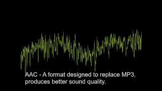 Audio compression formats comparison at low bitrate