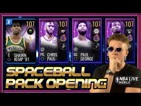 SPACEBALL PROMO PACK OPENING! | NBA LIVE MOBILE 19 S3 HIGH FLYERS SPACEBALL PACKS Video