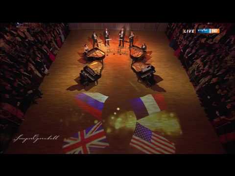 Ludwig Güttler mit Pianos und Trompeten - SemperOpernball Dresden