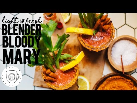 Light & Fresh Blender Bloody Mary for Mother's Day | Brewing Happiness