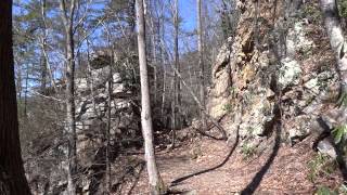 preview picture of video 'Laurel Fork Falls Steps, TN 3/9/13 (day hike on the Appalachian Trail)'