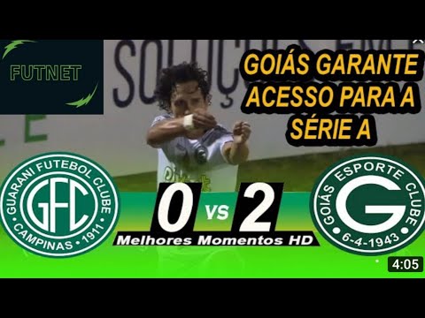 Guarani 0 x 2 Goiás | Melhores Momentos Completo | Série B 22/11/21