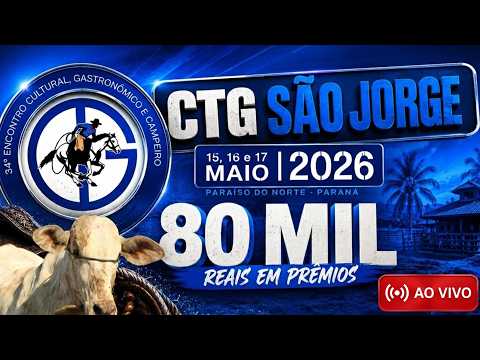 34º ENCONTRO CULTURAL DE LAÇO COMPRIDO CTG SÃO JORGE - PARAISO DO NORTE-PR