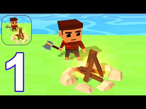 Isle Builder: Click to Survive - Gameplay Walkthrough Part 1 Tutorial (Android, iOS) #1