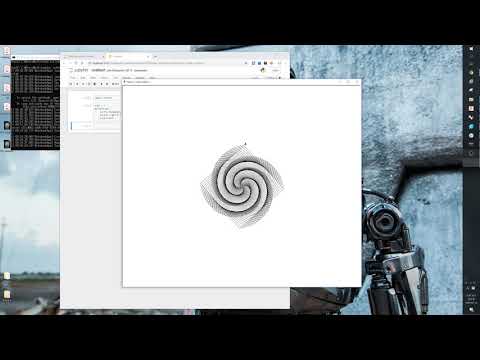 Create Square Spiral Using Python