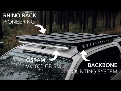 ROOF RACK and a LIGHTBAR for our PickUp // Toyota Hilux Overlanding build