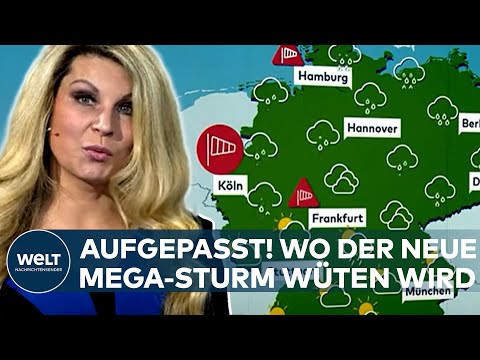 WETTER, 18. FEBRUAR 2022: Der nächste Mega-Sturm kommt! Wo Orkan "Zeynep" wüten wird