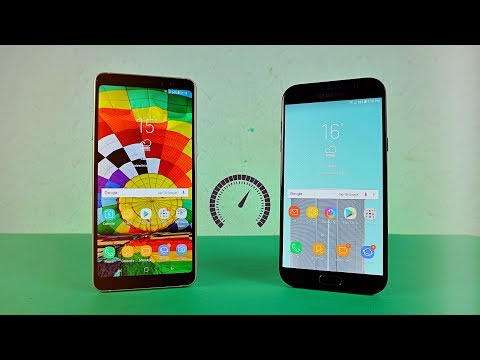 Samsung Galaxy A8 Plus 2018 vs Galaxy A7 2017 - Speed Test!