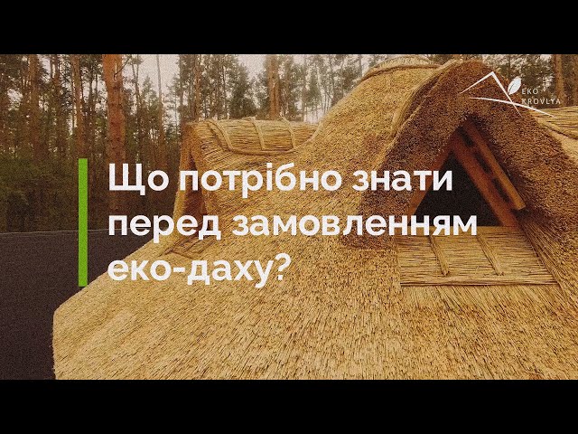 Фото Що потрібно знати про очеретяну покрівлю м. Українка 2021р. - Оглядове відео - монтаж відео  - створення сценарію 