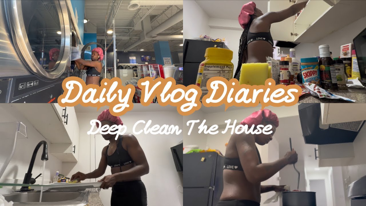 Daily Vlog Diaries 🧼 Deep Clean The House + Laundry Day