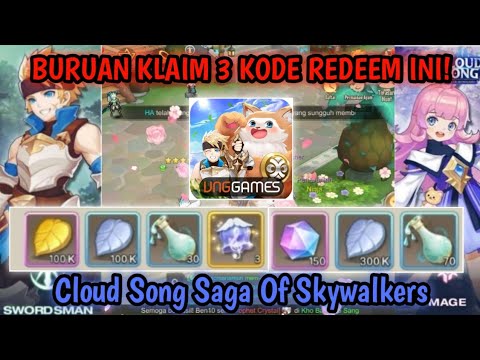3 KODE REDEEM BURUAN KLAIM! || CLOUD SONG SAGA OF SKYWALKERS