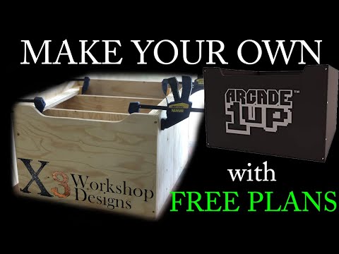X3WD - Make your own Arcade Riser for under $35!!! W/ FREE PLANS (Raw Edit)