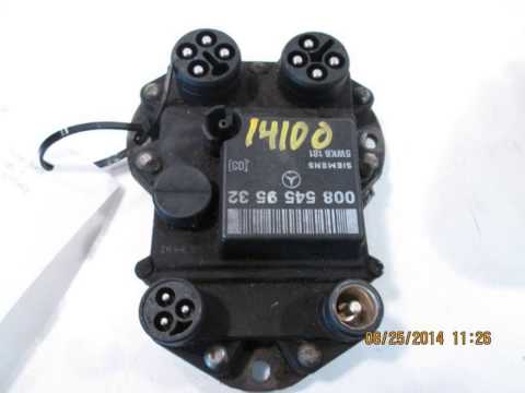 1990 Mercedes 190E Engine ECU Control module / computer ID 0085459532 IGNITION MOD 201TYPE - ... OEM