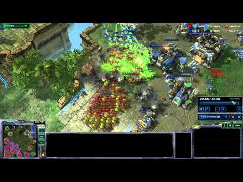 mass banelings vs terran wall