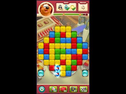 Toon Blast Level 1954 - NO BOOSTERS 🐻🐺🐱 | SKILLGAMING ✔️