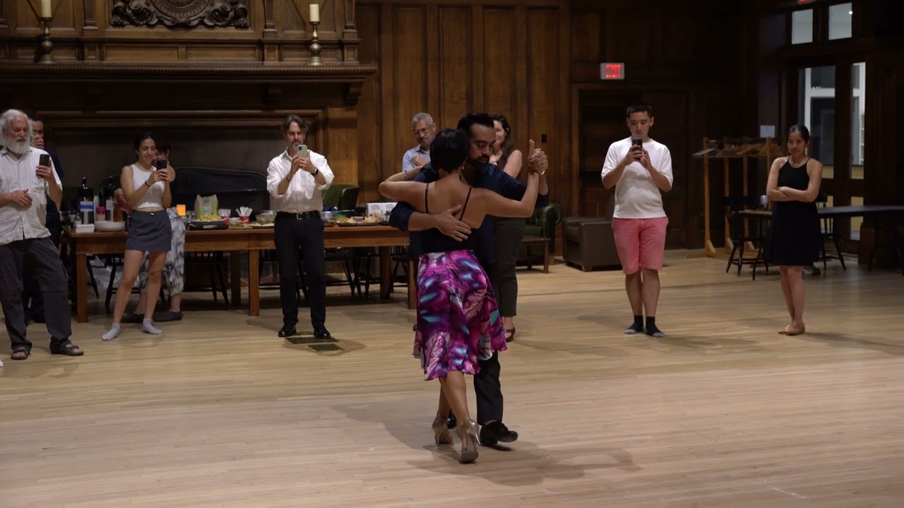 Dartmouth Tango Class on "4 Exits from Side Parada" with Adriana Salgado & Leonardo Sardella