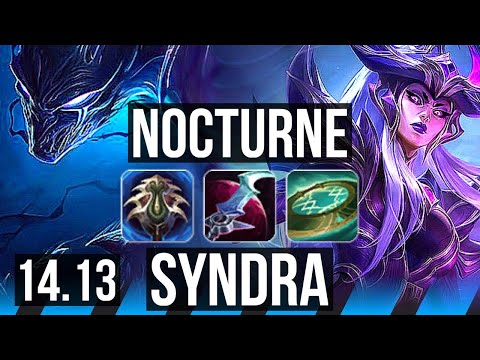 NOCTURNE vs SYNDRA (MID) | 6 solo kills, Rank 8 Nocturne, 600+ games | VN Challenger | 14.13