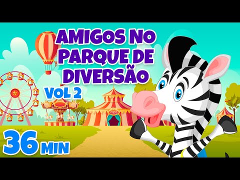 Amigos no Parque de Diversão vol 2 - Giramille 36 min | Desenho Animado Musical