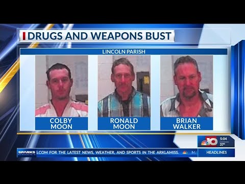 Narcotics agents in Louisiana recovered 27 grams of meth, 11 grams of marijuana and 3 firearms