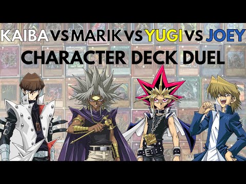 Kaiba VS Marik Vs Yugi VS Joey 4-Way Character Deck Duel
