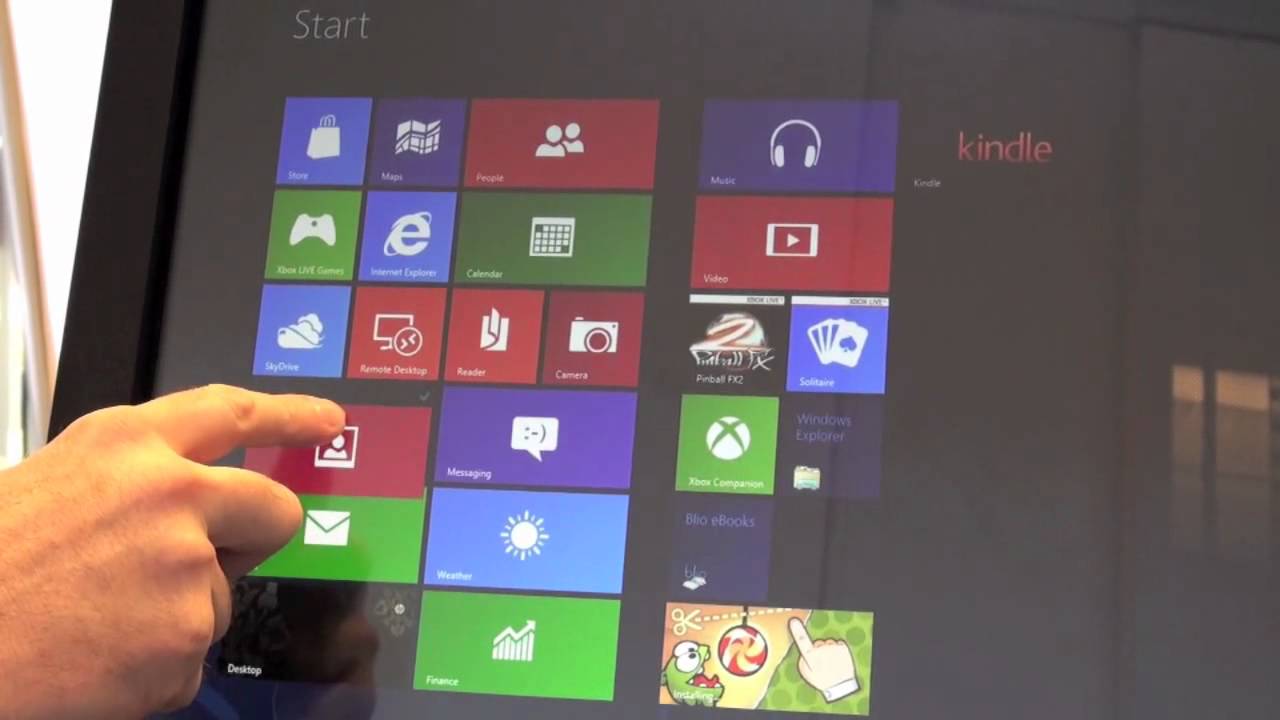 Windows 8 interface: Metro Start Screen