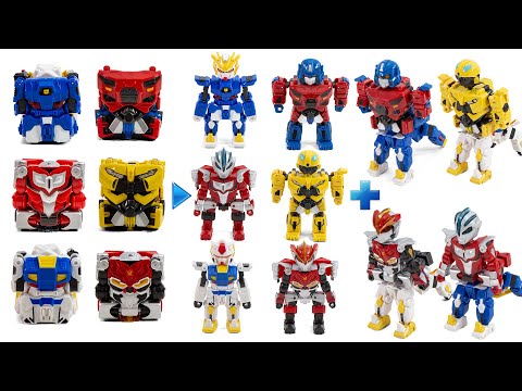 CUBE TRANSFORM Gundam Transformers UltraMan 2in1 Combo Transformation