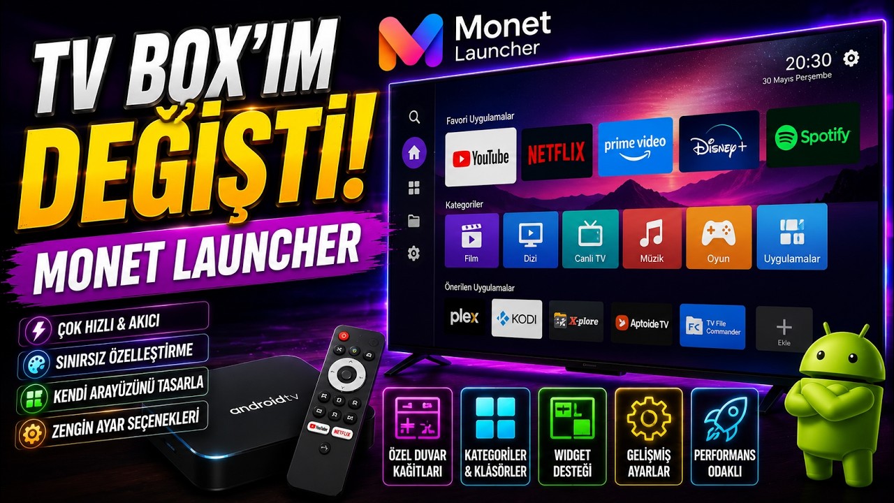 KAÇMAZ 🚀 Android TV Box İçin Bulduğum En İyi Launcher'lardan Biri Olabilir!